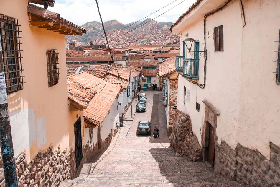 The old town charm of Cuzco in Peru