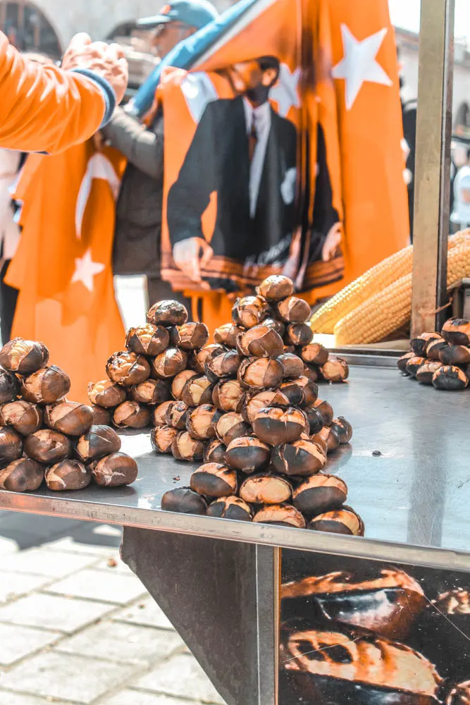 Things to do in Istanbul: Try roasted chestnuts!