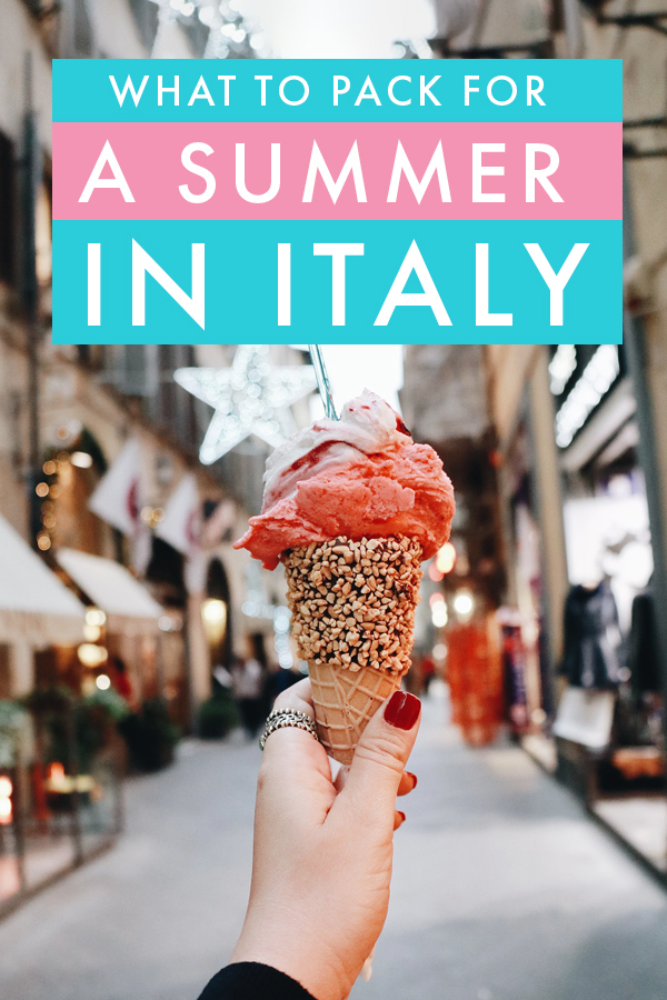 Wondering what to pack for a summer in Italy? In this packing list, I share all the essentials you need for the perfect summer trip to Italy - it'll work in Rome, Venice, Cinque Terre, or any other Italian destination!