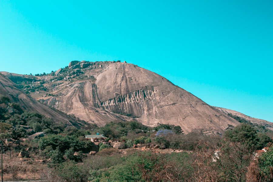 Sibebe Rock, the most important natural landmark of Swaziland