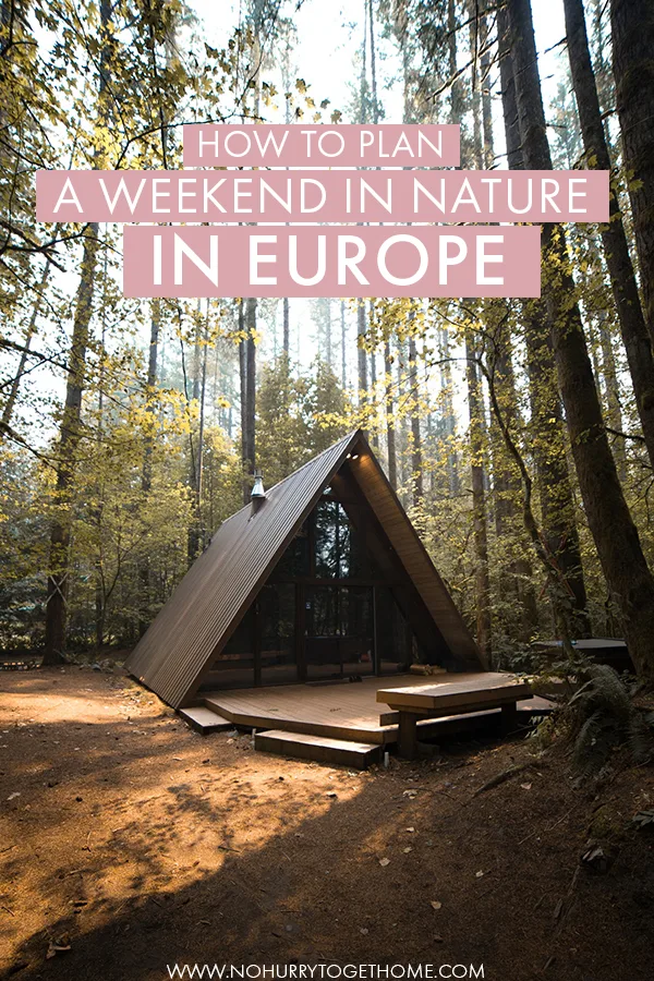 NatureHouse 2 Wondering where to go for a romantic weekend in nature in Europe? If you're on the lookout for a perfect Europe getaway in countries like the Netherlands, Germany, England, or France, this is the ultimate guide to find the perfect place to stay in Europe in the middle of nature! #Europe