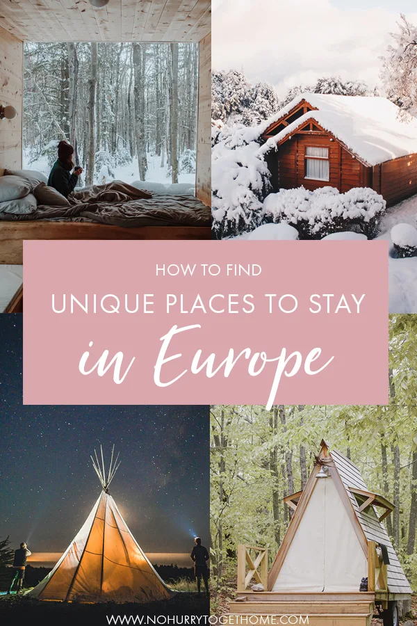 Wondering where to find unique accommodation in Europe? If you're on the lookout for a nature getaway in Europe, like in the Netherlands, Sweden, Germany, Spain or France, here's the ultimate resource to book a perfect nature getaway in Europe for friends or a romantic weekend! #Europe
