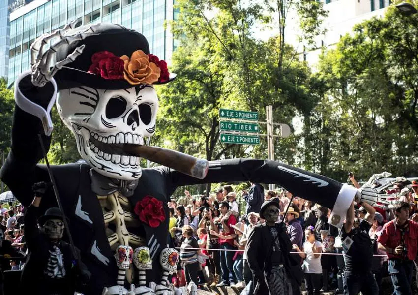 mexico city day of the dead parade