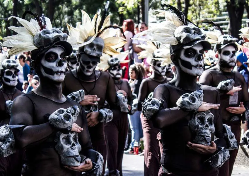 day of the dead parade mexico city