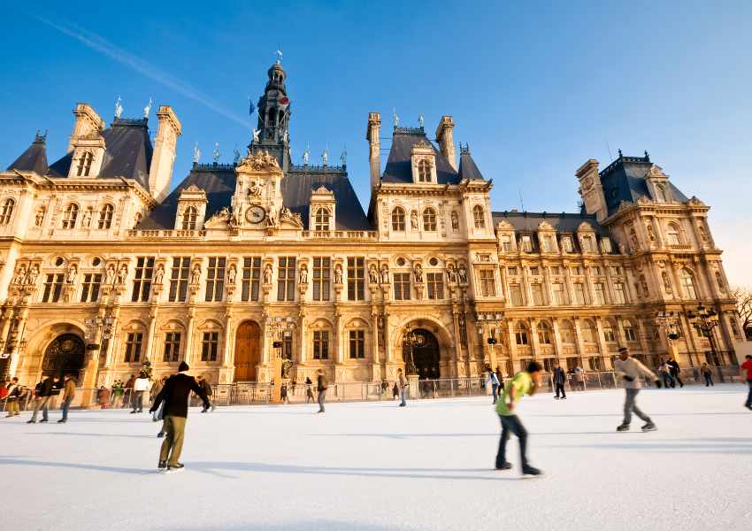 Paris in winter