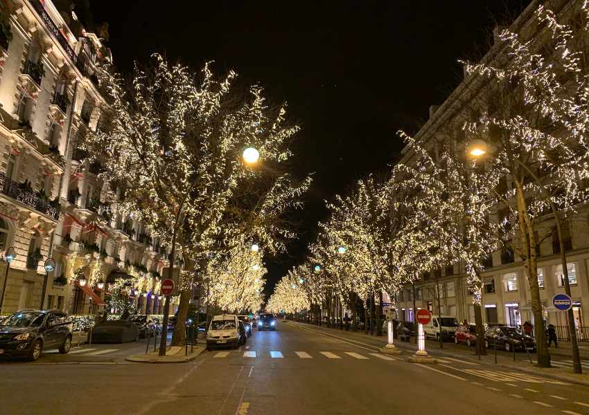 Paris in winter